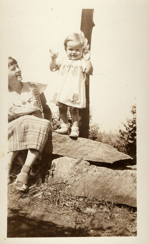 Mariska Karasz and Solveig Peterson, ca. 1932
Photograph, 4 1/2 x 2 3/4 inches