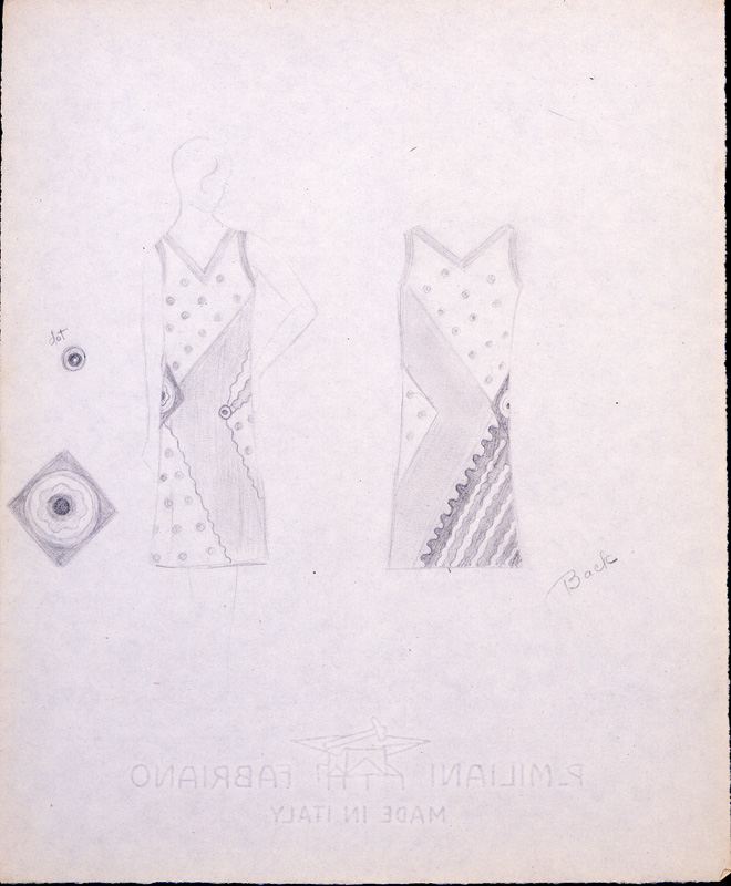 Dress(detail), ca. 198 Cat. 24
